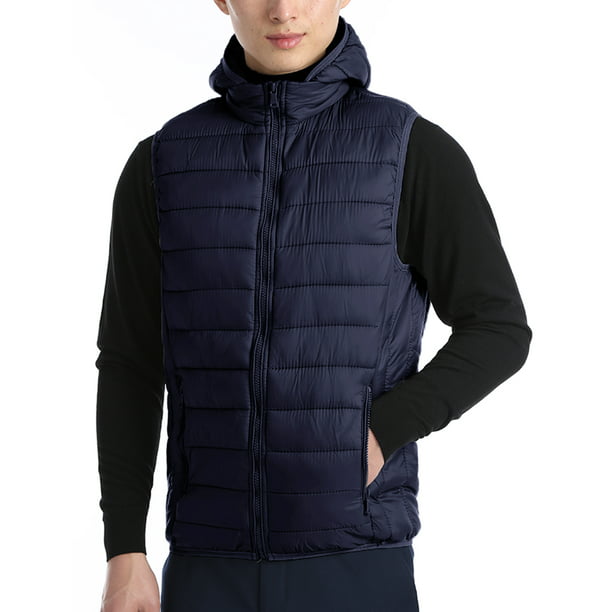 HTOOHTOOH Mens Packable Compressible Ultra Lightweight Ourdoor Down Vest Jacket 